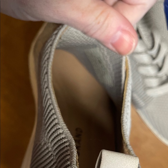 Lucky Brand Women's Knit Gray Sneakers - Picture 7 of 8